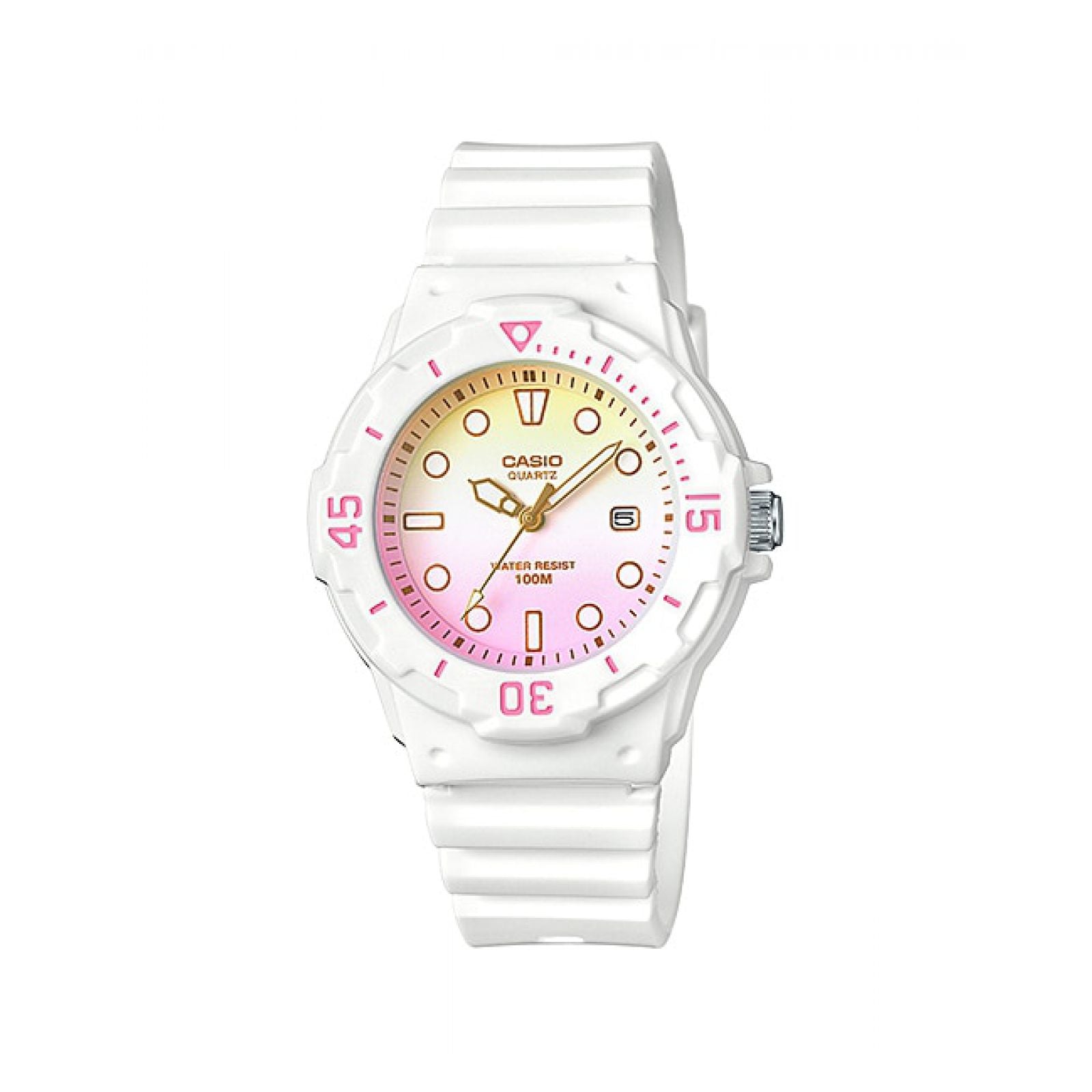 Casio Analogue Sports Date Resin 100M Ladies Watch