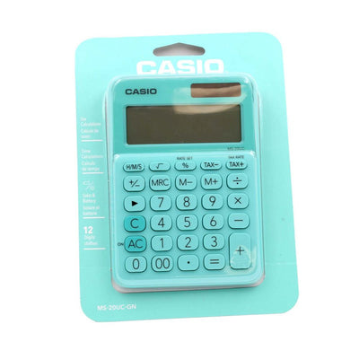 Casio 12 Digits - Green Colour