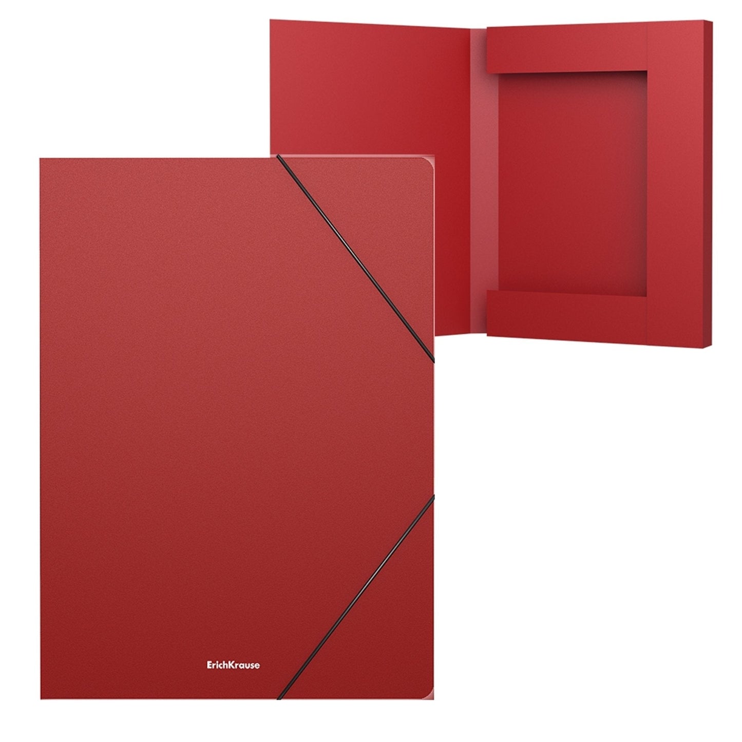 Elastic A4 Box File 30Mm Red