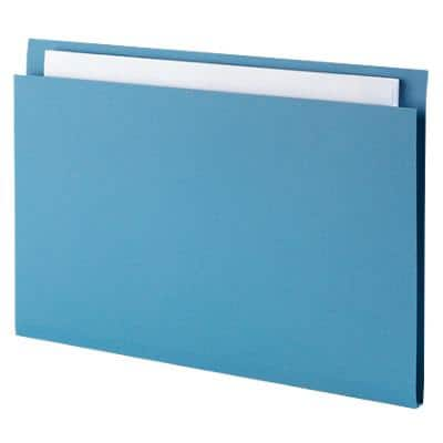 Tab File - Square Cut Folder A4 Blue