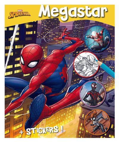 Spiderman Colouring Book With Stickers