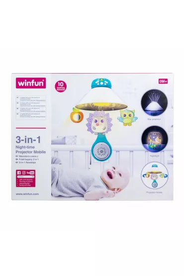 Winfun 3-in-1 Projector Crib Mobile