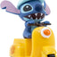 DISNEY- LILO & STITCH YELLOW MOTORCYCLE STITCH PULLBACK VEHICLE