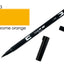 Tombow Dual Brush Pen Chrome Orange 993