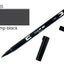 Tombow Dual Brush Pen Lamp Black N25
