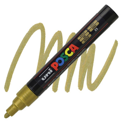 POSCA PC-5M Medium Paint Marker - Gold