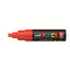 Uni Posca PC 8mm Broad Chisel Tip Acrylic Marker Red