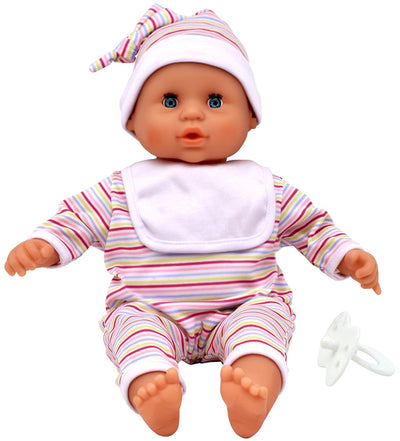 Dolls World Baby Babble Doll With Real Baby Sounds 38cm