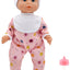 Dolls World Baby Joy Soft Bodied Doll 38cm Pink Floral Romper