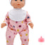 Dolls World Baby Joy Soft Bodied Doll 38cm Pink Floral Romper
