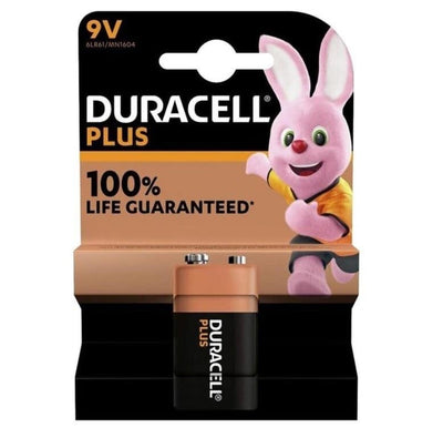 Duracell 9V Battery Alkaline Plus 