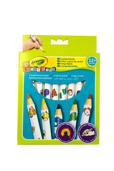 Crayola Mini Kids Jumbo Colored Pencils x 8 pcs