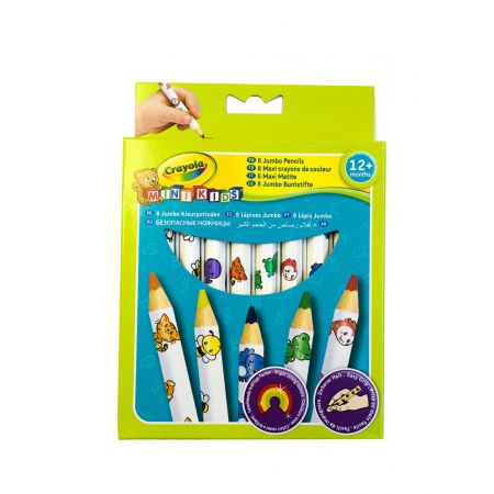 Crayola Mini Kids Jumbo Colored Pencils x 8 pcs