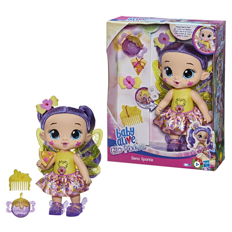 Baby Alive Glopixies Doll Siena Sparkle