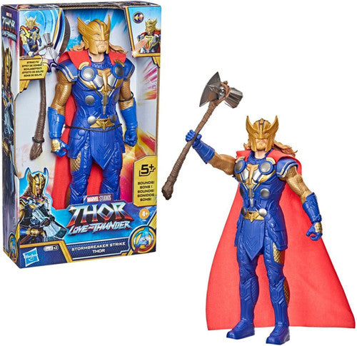 Marvel Thor Love and Thunder Stormbreaker Strike Thor 12-inch Action Figure