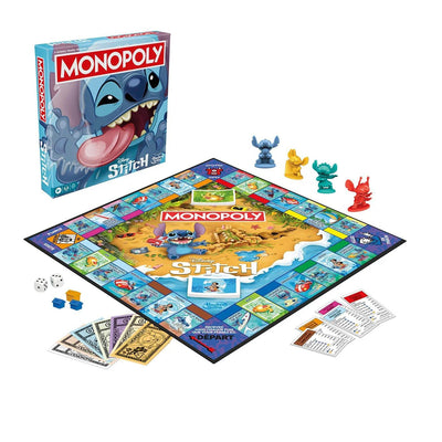 Monopoly Disney Stitch Edition Board Game - English Version