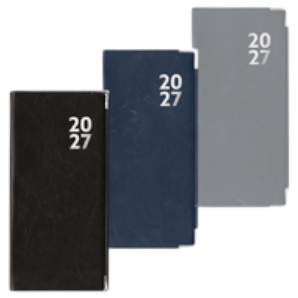 Slim Diary Soft Cover 2027 - 1 week on 2 pages