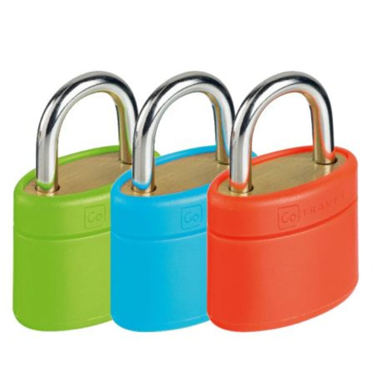 Travel Coloured Padlocks 1 Pkt X2 Padlocks