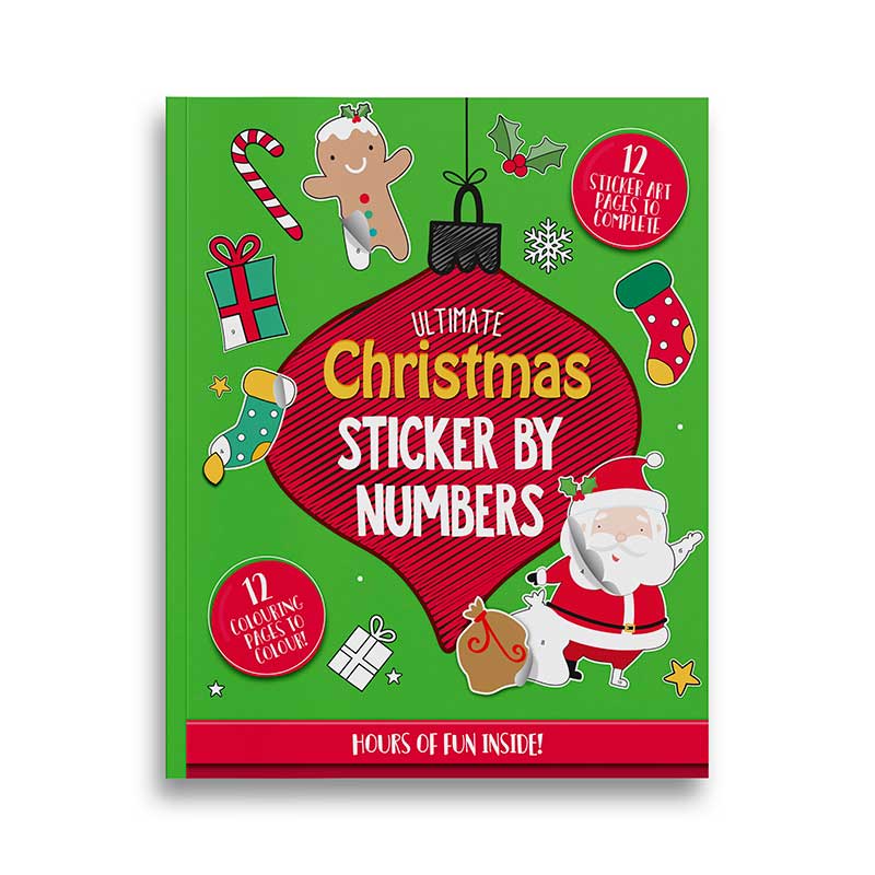 Christmas Sticker By Numbers - Sticker Art
