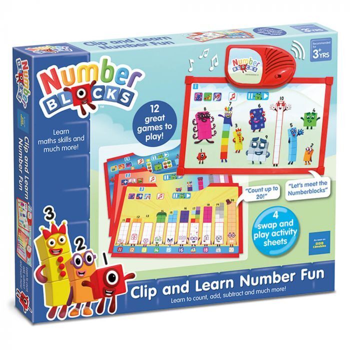 Number Blocks Clip And Learn Number Fun