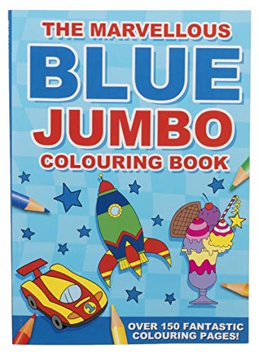 The Marvellous Blue Jumbo Colouring Book - Over 150Pgs