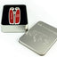 VW Collection 8 in 1 Stainless Steel Folding Multifunction Tool in Retro Vintage Style with T1 Bus - Silhouette/Red