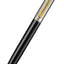 Sheaffer Sentinel Metal Ballpoint Pen, Glossy Black Barrel, Brushed Chrome, Gold-plated Trims, Medium Point