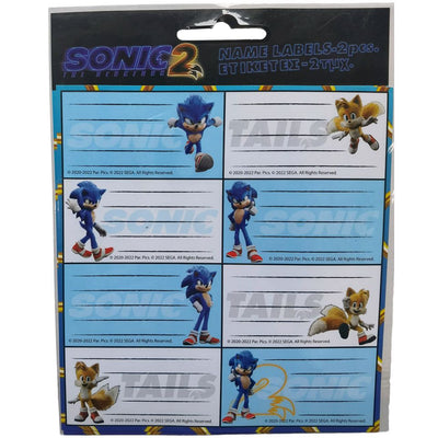 Sonic School Labels - 16 Pieces