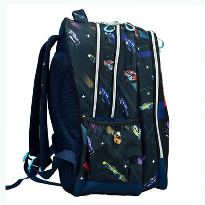 Backpack Cars Flash McQueen Lightning 43 CM - 2 Compartments fit A4