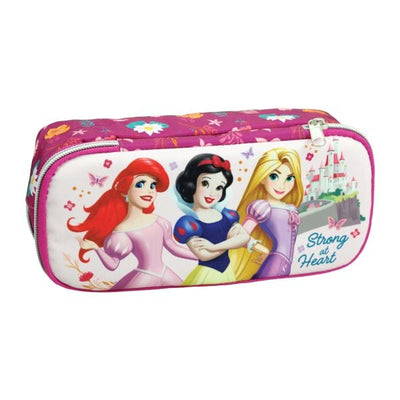 Princess Castle Oval 2 zip Pencil Case