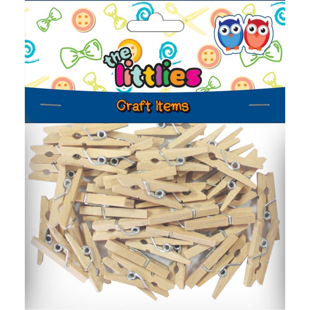 Wooden Pegs 25Mm
