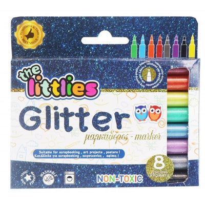 Markers Glitter X8 Pcs