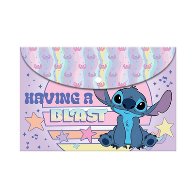 Lilo & Stitch A4 Button Folder