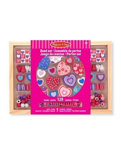 Wooden Bead Set Hearts