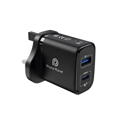 Phone Planet 20W Dual Port Wall Charger (USB-A + USB-C PD)