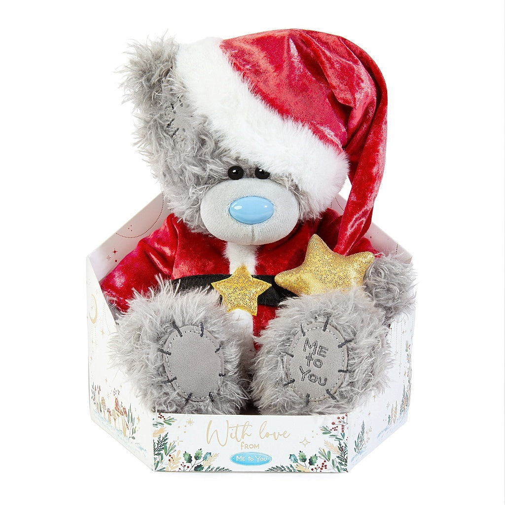 Tatty Teddy Cute Santa Bear Plush 19cm