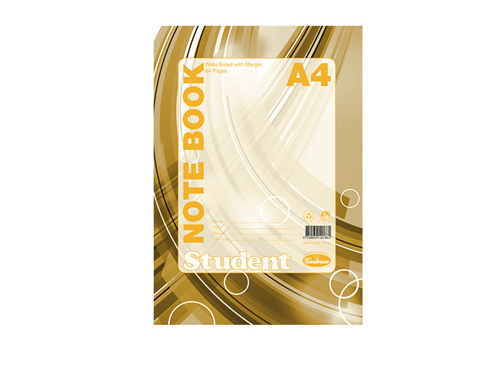 Notebook A4 Wide Ruled 64 Pages