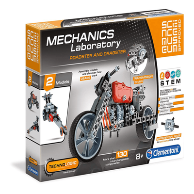 Clementoni Mechanics Laboratory Roadster And Dragster 2 Models