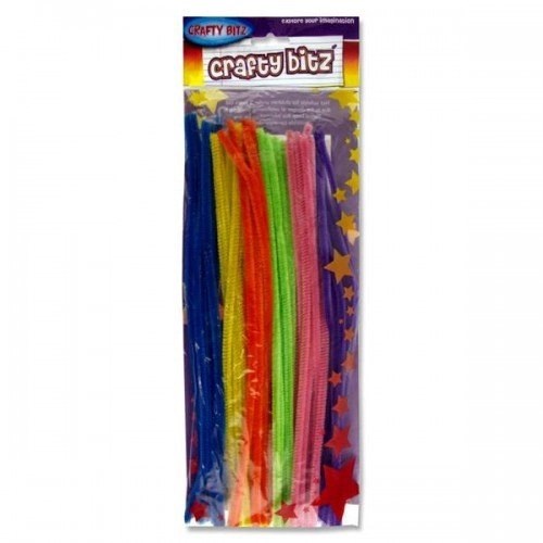 Pipe Cleaners – Neon Pkt X 42Pcs