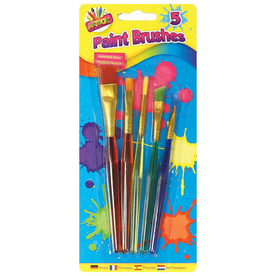 Kids Paint Brushes X5Pcs