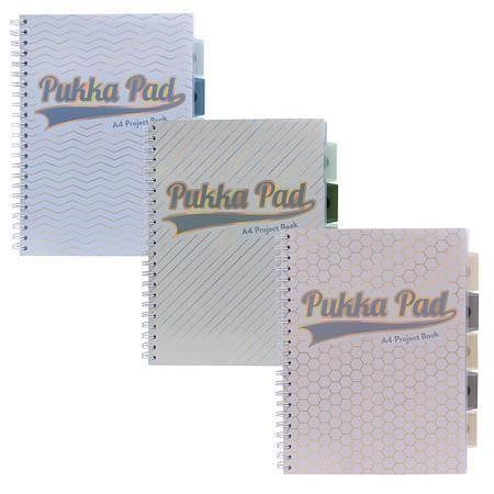 Pukka Spiral Project With Tabs A4- 1 Pcs Pastel Blue