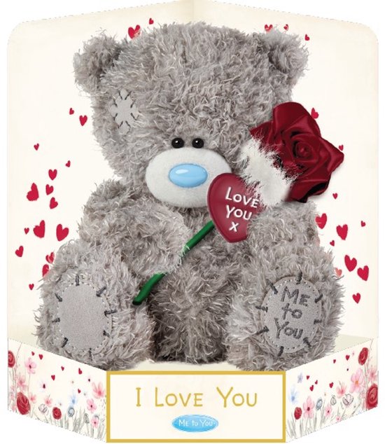 Me to You Plush Bear Love You 16cm with Rose