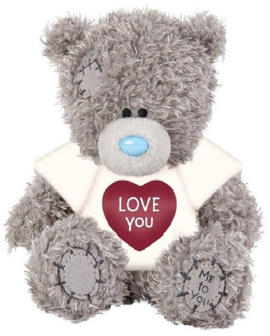 Me to You Tatty Teddy Plush 10cm High Bear Wearing Cute 'Love You' T-shirt