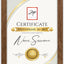 Wooden Certificate Frame Brown A4 21x29.7 cm