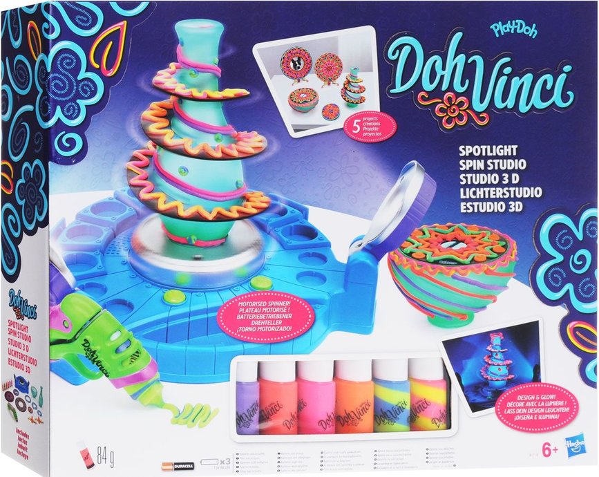 Hasbro Play-Doh Dohvinci Spotlight Spin Studio