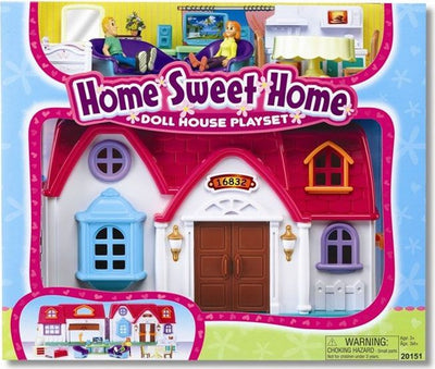 Home Sweet Home Doll Playhouse Set