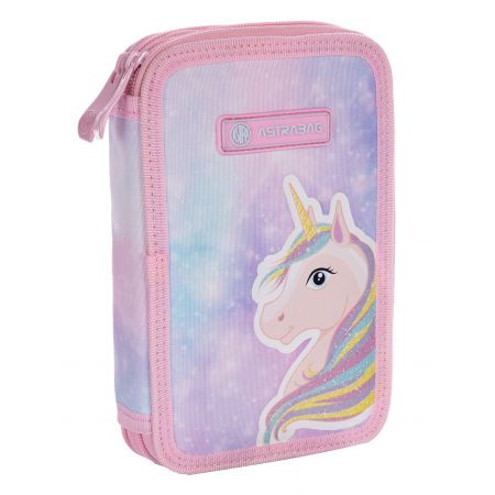 Empty 2 Zip Unicorn Pencil Case