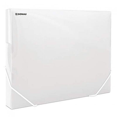Elastic A4 Box File 3Cm Transperant