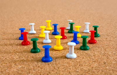 colored pushpins
