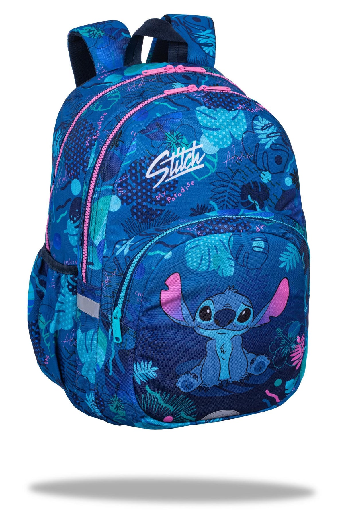 Disney Core Rider Stitch Backpack 2 Large Compartments Fit A4